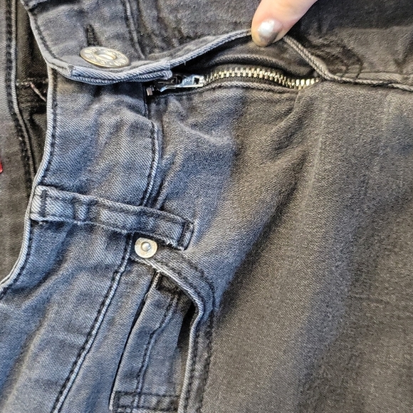 GUESS Tahiana Fit Distressed High Waist Skinny Faded Thin Jeans 25 - Picture 7 of 12